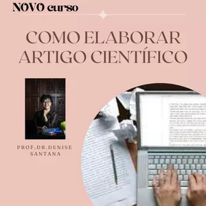Imagem de capa para o Curso online Como elaborar artigo científico