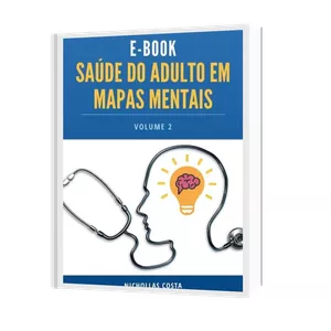 Imagem de capa para o Ebook E-book: Saúde do Adulto em Mapas Mentais 