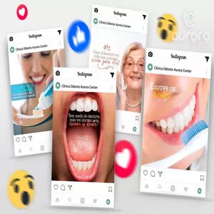 Imagem principal do produto Dentistas, paquete de redes sociales, 140 psd, editable