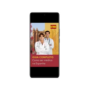 Imagem de capa para o Ebook Manual Como Ser Médico na Espanha