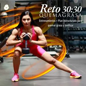 Imagen de portada para Curso online 🔥 Reto Quema grasa 30:30 – Transforma tu Cuerpo en 30 Días 🔥