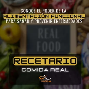 Imagen de portada para Ebook Recetario - Alimentacion Funcional