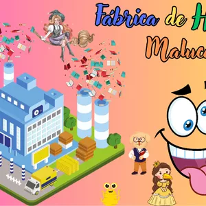Imagem de capa para o Ebook Fábrica de Histórias Malucas 