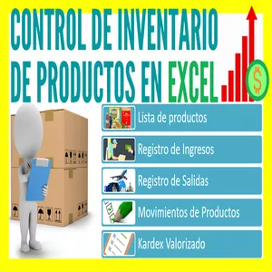Imagen de portada para Curso online CONTROL DE INVENTARIO DE PRODUCTOS CON EXCEL Y MACROS