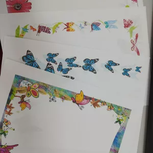 Imagem de capa para o Ebook 15 Papéis de Carta de Borboleta