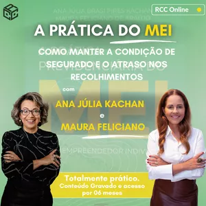 Imagem de capa para o Curso online A PRÁTICA DO MEI - Como manter a condição de Segurado e o atraso nos recolhimentos.