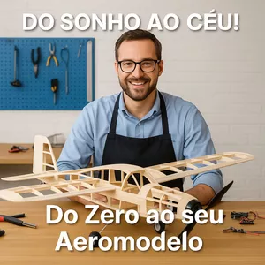 Imagem de capa para o Curso online Aprenda a construir um Aeromodelo RC de Balsa