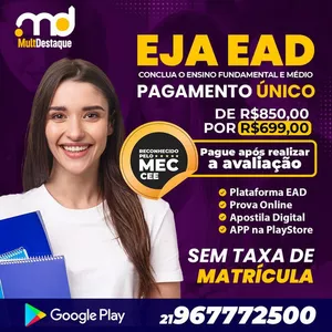 Imagem de capa para o Curso online Supletivo (EJA)