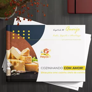 Imagem de capa para o Ebook Cozinhando com Amor - Queijo, Leite, Iogurte e Manteiga