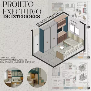 Imagem de capa para o Curso online Projeto executivo - Quarto Infantil 2