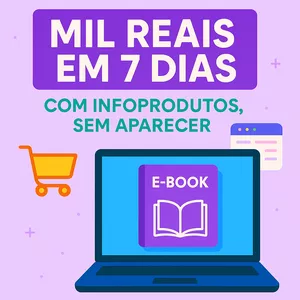 Imagem de capa para o Curso online Mil reais em 7 dias - sem aparecer