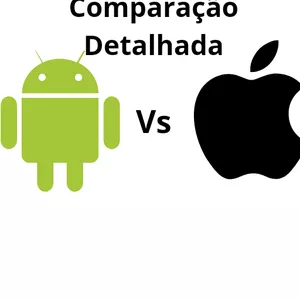 Imagem de capa para o Ebook Android vs iPhone: Uma Comparação Detalhada