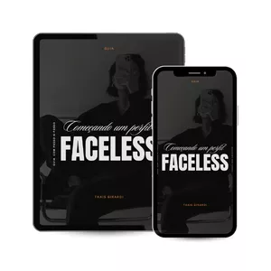 Imagem de capa para o Ebook Começando um Perfil Faceless