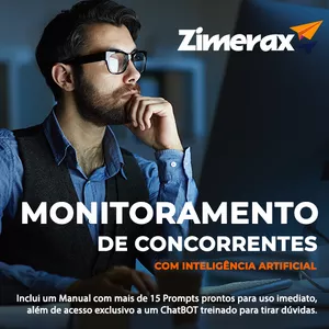Imagem de capa para o Curso online Monitoramento de Concorrentes com Inteligência Artificial - Zimerax