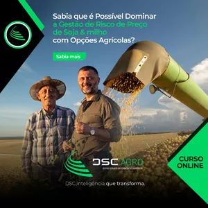 Imagem do curso Gestão de risco e técnica de comercialização de soja e milho. 