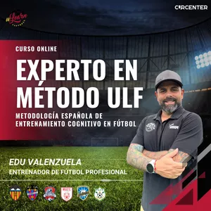 Imagen de portada para Curso online Experto en Método ULF - Metodología Española de entrenamiento cognitivo en fútbol (Formación de entrenadores de fútbol)