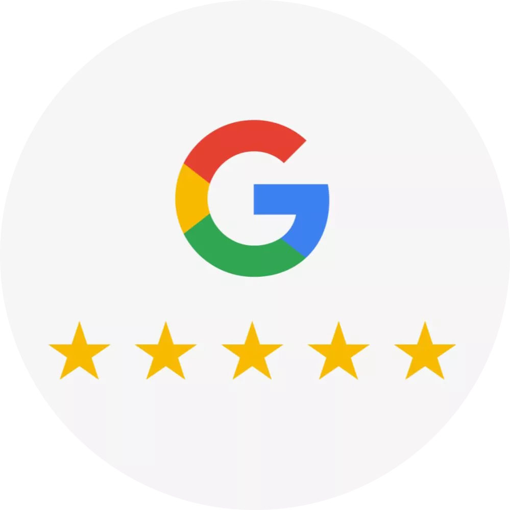 1300 Avaliações no Google
