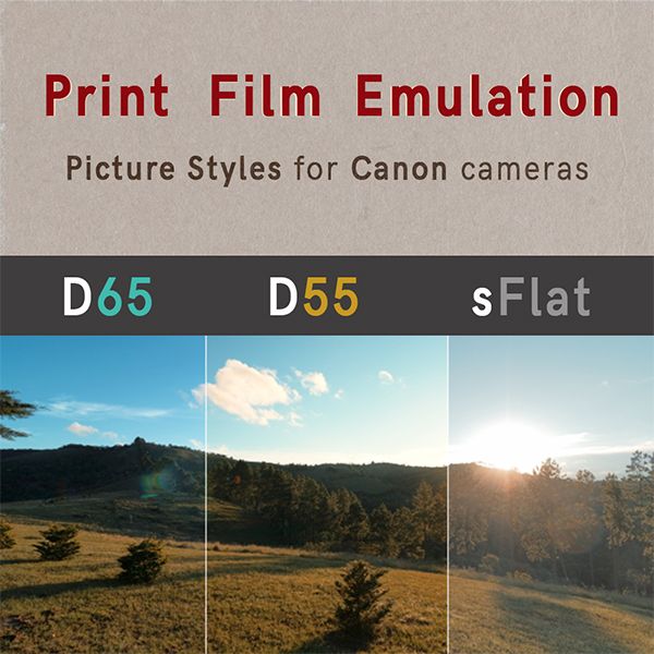 print film emulation for canon dslr