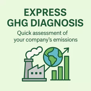 Cover image for Ebook Greenhouse Gas Diagnostic – Understand Your GHG Business Emissions Fast  | Diagnóstico de Gases de Efeito Estufa – Entenda Rapidamente as Emissões de GEE do Seu Negócio