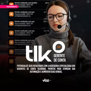 Imagem de capa para o Curso online Gerente de conta - Talkrobo