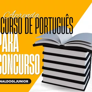 Imagem de capa para o Ebook Curso de Português para Concurso
