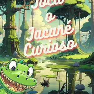 Imagem de capa para o Ebook Joca, o Jacaré Curioso