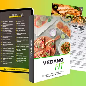 Imagen de portada para Ebook Vegano y en Forma 30 recetas bajas en calorías