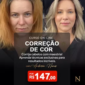 Imagem de capa para o Curso online Correção de Cor + Baby Blond