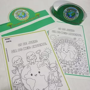 Imagem de capa para o Ebook ATIVIDADE A4 MEIO AMBIENTE +VISEIRA