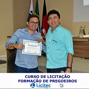 CURSO DE FORMAÇÃO DE PREGOEIROS E ATUALIZAÇÃO EM LICITAÇÃO