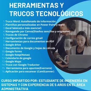Imagen de portada para Curso online Herramientas y Trucos Tecnológicos 