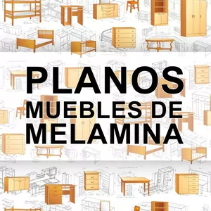 Imagen de portada para Ebook 🪚Planos Detallados Para Hacer Muebles con Melamina