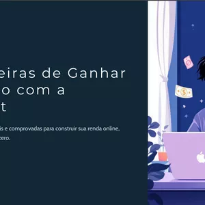 Imagem de capa para o Ebook 10 Maneiras de Ganhar Dinheiro com a Internet