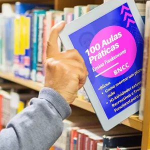 Imagem de capa para o Ebook 100 AULAS PRÁTICAS PARA O ENSINO FUNDAMENTAL
