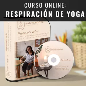 Imagem principal do produto Respiración de Yoga: Ejercicios y técnicas de prácticas para meditar y volver a ti. Curso online de Prāṇāyāmas