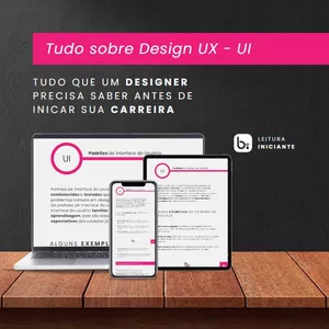 Imagem de capa para o Ebook Tudo sobre Design UX - UI