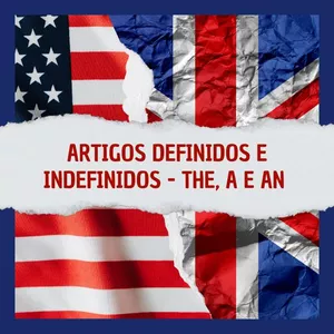Imagem de capa para o Ebook Artigos definidos e indefinidos em inglês "THE, A e AN"