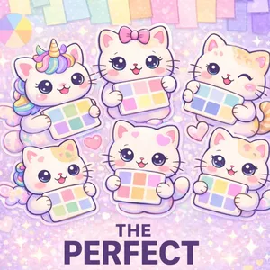 Cover image for Ebook Kawaii Coloring Palette – Soft &amp; Relaxing Colors for Cute Illustrations