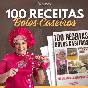 Imagem de capa para o Ebook Apostila - 100 Receitas de Bolos Caseiros (PDF)