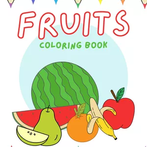 Cover image for Ebook Fruits Coloring Book