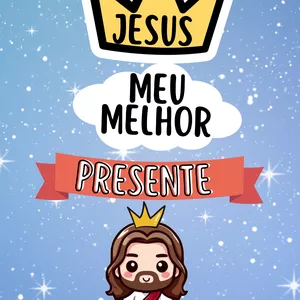 Imagem de capa para o Ebook Natal Jesus meu melhor presente 