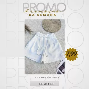 Imagem de capa para o Ebook MOLDE SHORT ALFAITARTIA COM BOLSOS E CINTO 