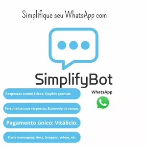 Imagem de capa para o Curso online SimplifyBot - Automatização de respostas para WhatsApp