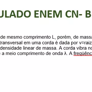 Imagem de capa para o Ebook 5° SIMULADO ENEM CN 2023