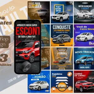 Cover image for Online course Canva Template car shop +13 possibilities