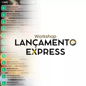 Imagem de capa para o Curso online Workshop Lançamento Express