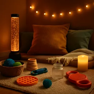 Imagem de capa para o Ebook Criando um Cantinho Sensorial com o que Você Já Tem em Casa