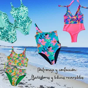 Imagen de portada para Curso online Patronaje y confección: Bañadores y bikinis reversibles