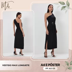 Imagem de capa para o Ebook Vestido Maxi Longuete