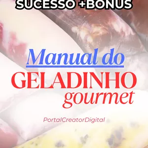 Imagem de capa para o Ebook Manual do Geladinho Gourmet - Lucre muito no verão